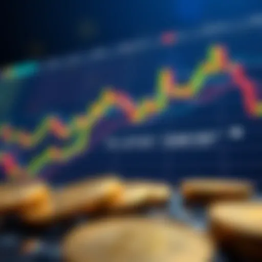 Graph illustrating cryptocurrency profit and loss calculations