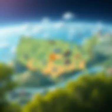 Visual representation of regulatory landscape for P2P trading