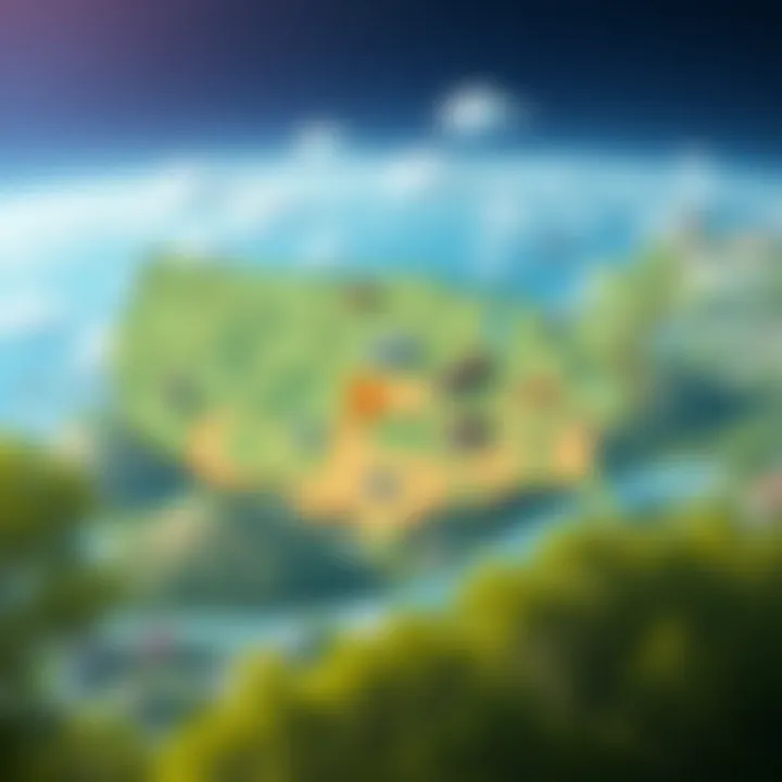 Visual representation of regulatory landscape for P2P trading