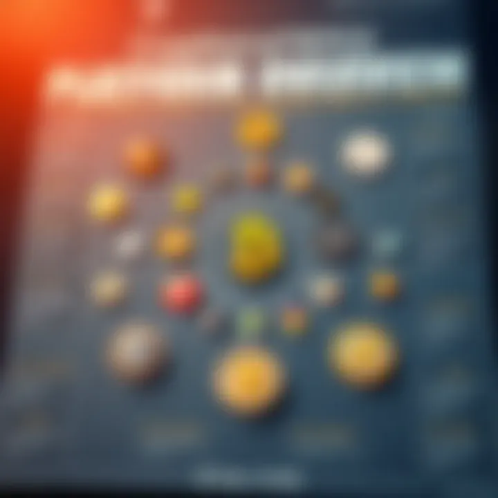 Cryptocurrency Platforms Overview A detailed chart showcasing various cryptocurrency platforms