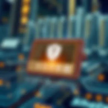 Digital Wallet Security Features A secure digital wallet interface illustrating safety measures