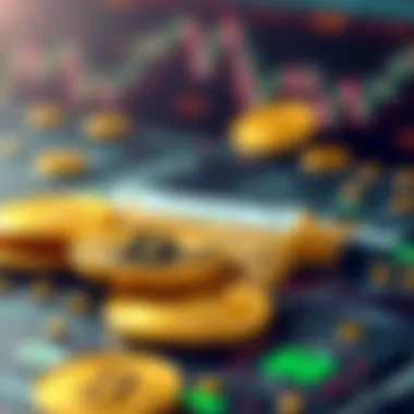 Illustration of cryptocurrency transactions on Changelly