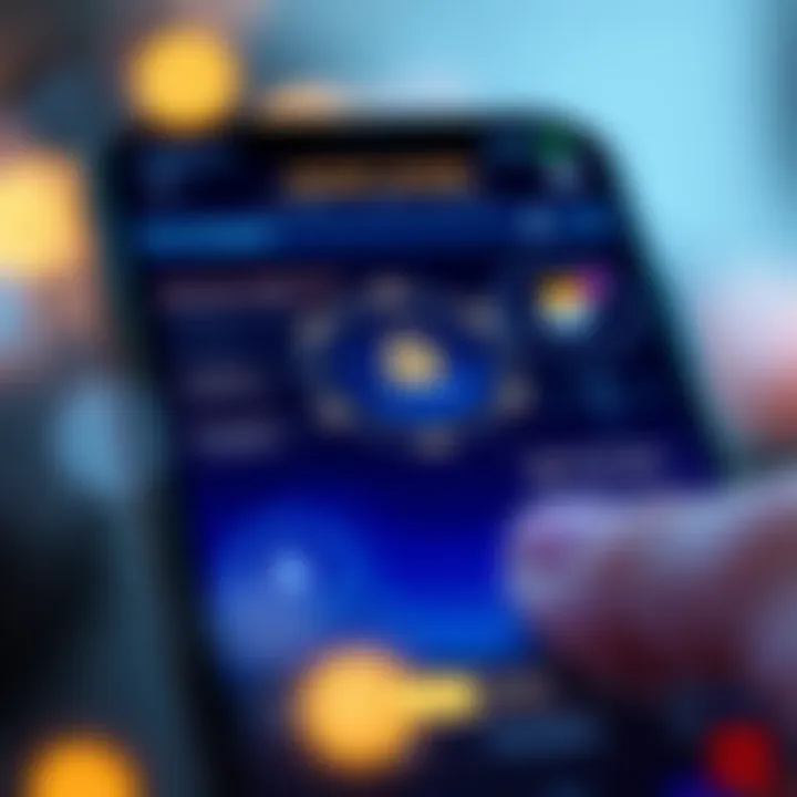 Illustration of security features within the Coingate app