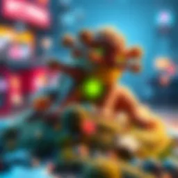 A vibrant digital artwork representing the essence of NFT art.