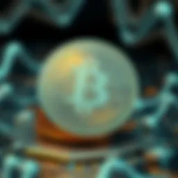 Abstract representation of cryptocurrency technology
