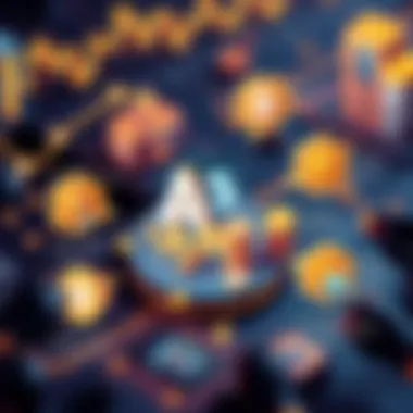 Infographic outlining crypto investment strategies using APR and APY