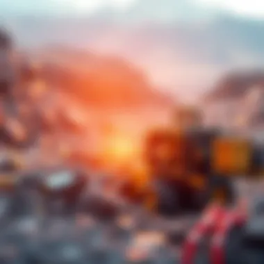 Innovations in Mining Technology Infographic showing technological advancements in mining equipment