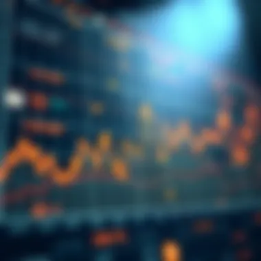 Graph showcasing historical price behavior of cryptocurrencies