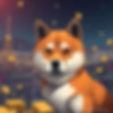 Visual representation of external factors impacting cryptocurrency value