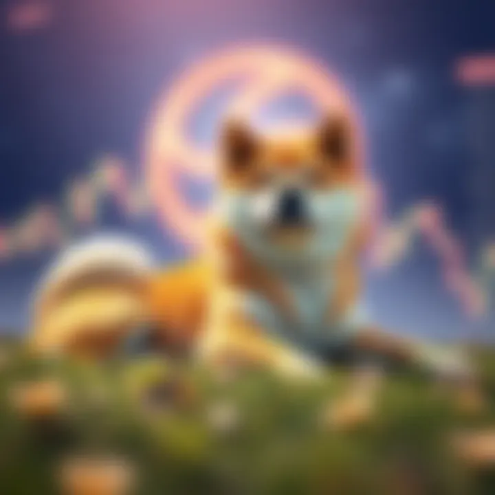 Shiba Inu cryptocurrency chart displaying market fluctuations