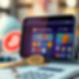 The Versatility of E-Money Wallets Digital wallet interface showcasing diverse payment options