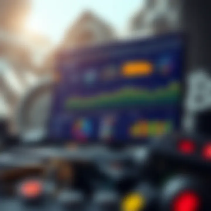 User interface of popular mining software application