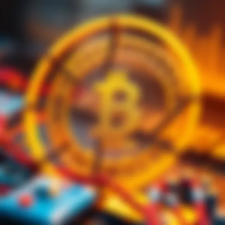 Conceptual visualization of blockchain technology integrated with Bird Coin