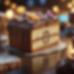 Visual representation of Cake DeFi platform features