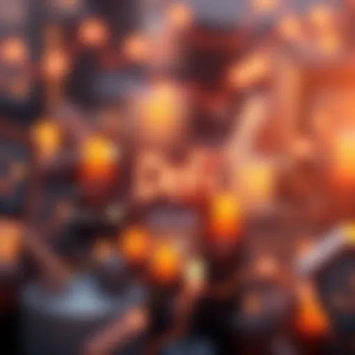 A graphical representation of decentralized finance concepts