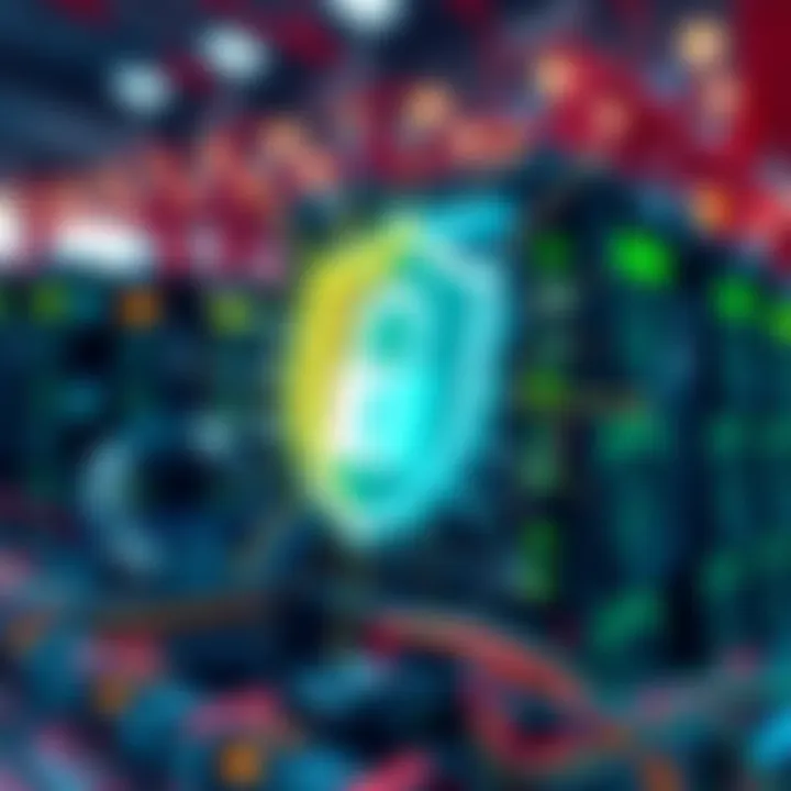 Illustration of security features in cloud mining platforms