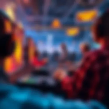 Engaging Gameplay and Cryptocurrency Earnings An engaging gameplay scene where players earn cryptocurrency