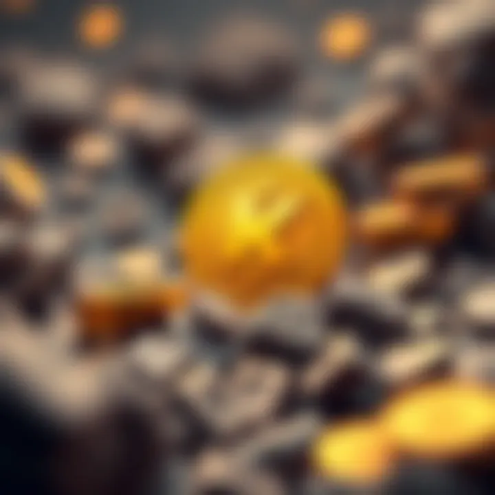 Conceptual image depicting the opportunities in cryptocurrency with Krom Coin