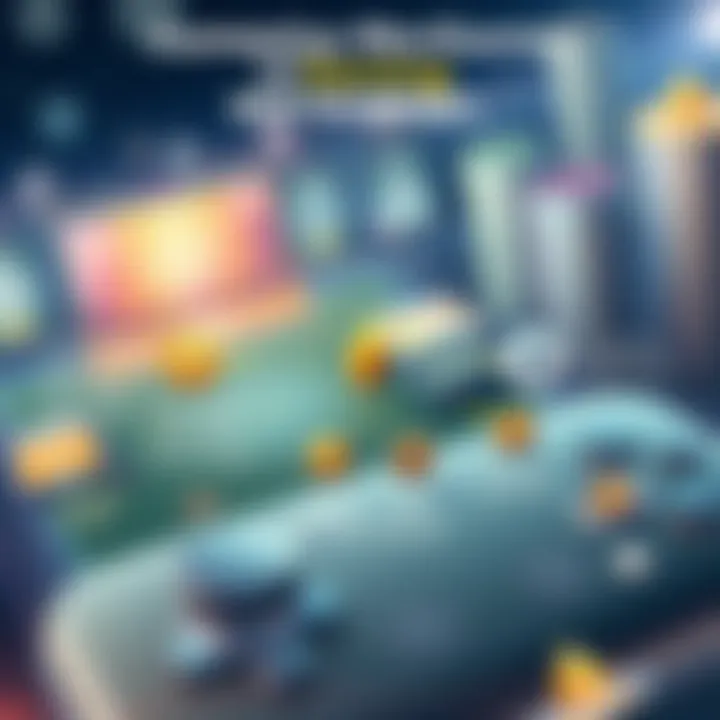 Gameplay Mechanics of Earning Cryptocurrency A diagram explaining the mechanics of how players earn cryptocurrency through gameplay