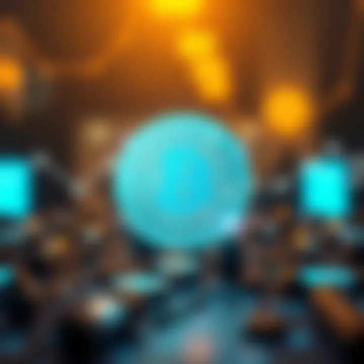 A visual representation of digital ownership and blockchain technology