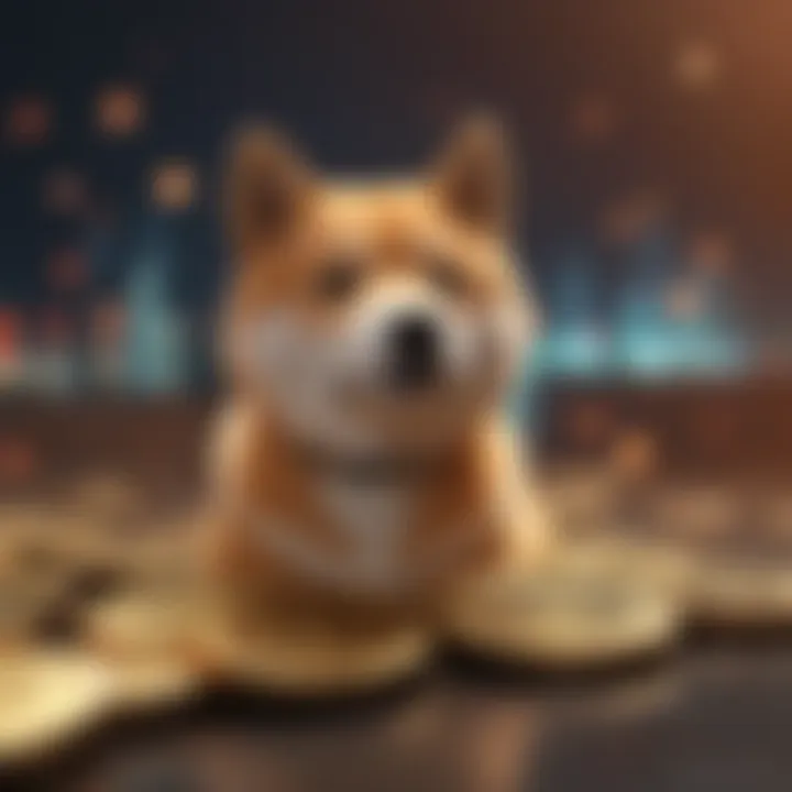 Graph illustrating Shiba Inu Coin price trends