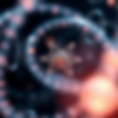 Illustration of the axion particle concept
