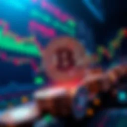 Visual representation of cryptocurrency trading