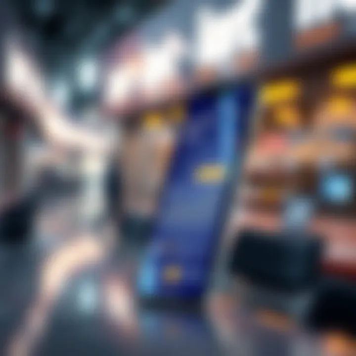 User Interface of the Innovative App Visual representation of the buy and sell app interface