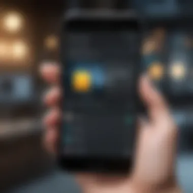 User Interface of Pixel Wallet App User-friendly interface of the Pixel Wallet App