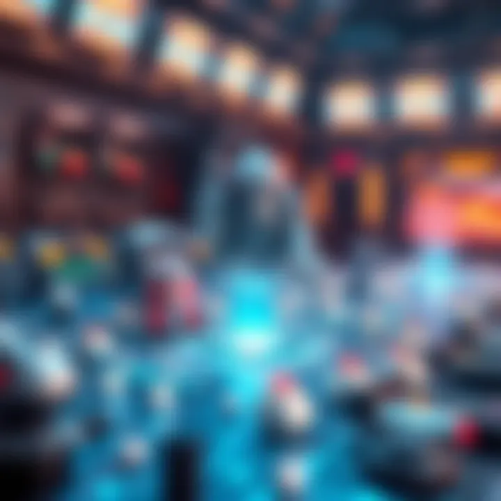 A visual representation of blockchain technology in the NFT gaming sector.