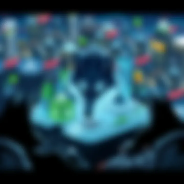 A visual representation of the economic model used in Wolfgame