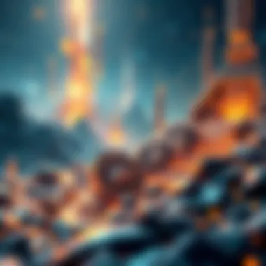 A futuristic depiction of the financial landscape influenced by DeFi