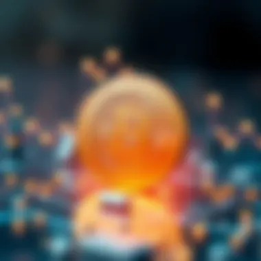 Decentralized Blockchain Technology A visual representation of blockchain technology illustrating its decentralized nature