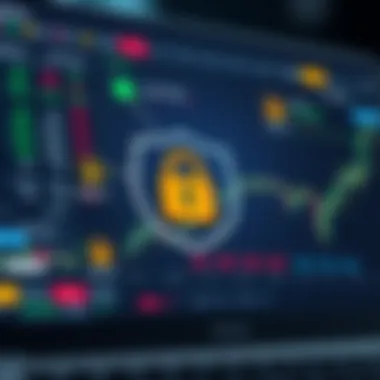 Security features highlighted in a digital broker interface