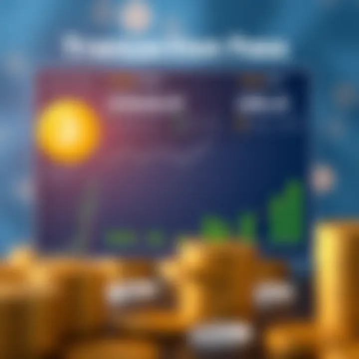 Chart comparing transaction fees across platforms