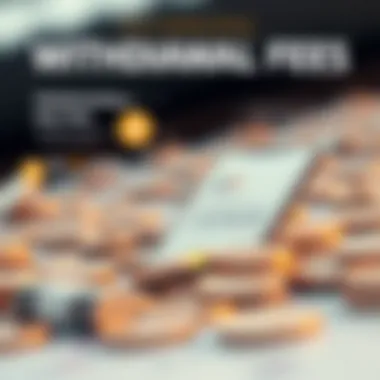 Infographic detailing withdrawal fees