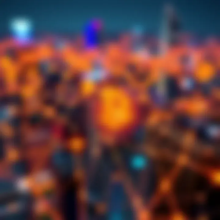 Understanding Blockchain Technology An intricate network of blockchain technology visualized