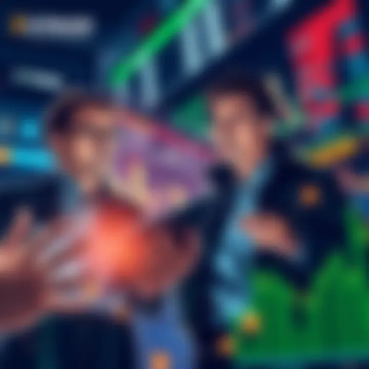 Investors Navigating Cryptocurrency Market Trends Investors analyzing cryptocurrency market trends