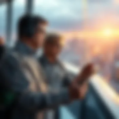 Investors Navigating the Changing Landscape Investors analyzing market data