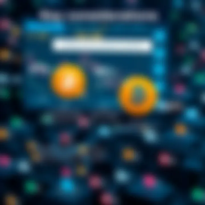 Key Considerations for Cryptocurrency Options Investors Infographic highlighting key considerations for investors in crypto options