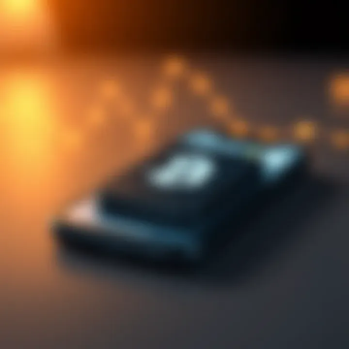 Digital wallet on a smartphone