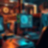 Optimizing Your Mining Setup for Direct Transfers Cryptocurrency mining setup showcasing hardware and software integration