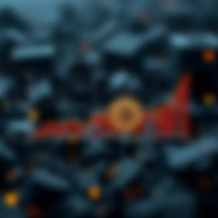 Graphical representation of mining profitability over time