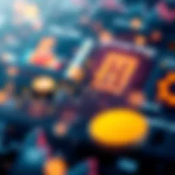 Graph illustrating cryptocurrency market trends