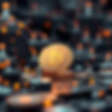 Visual representation of technological advancements in crypto