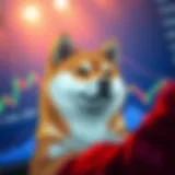 Visual representation of Robinhood trading interface with Shiba Inu cryptocurrency