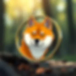 Symbolic representation of Shiba Inu cryptocurrency