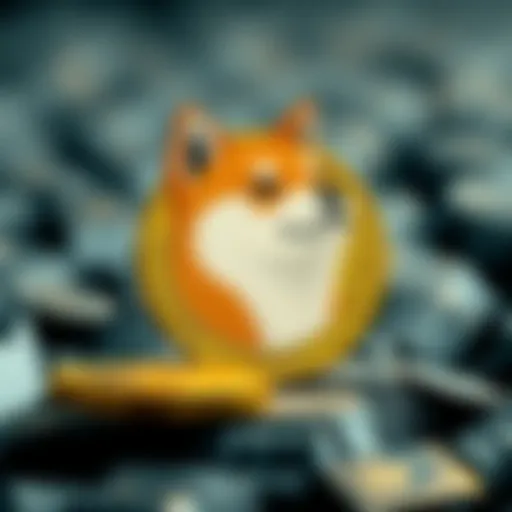 Visual representation of Shiba Inu coin dynamics