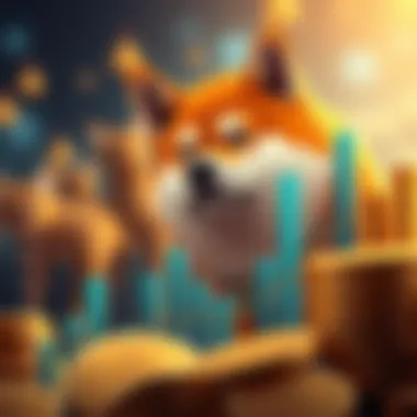 Graph showcasing the market influence of meme cryptocurrencies