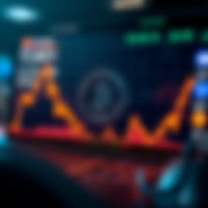 Graph showcasing market dynamics of Smokin Token